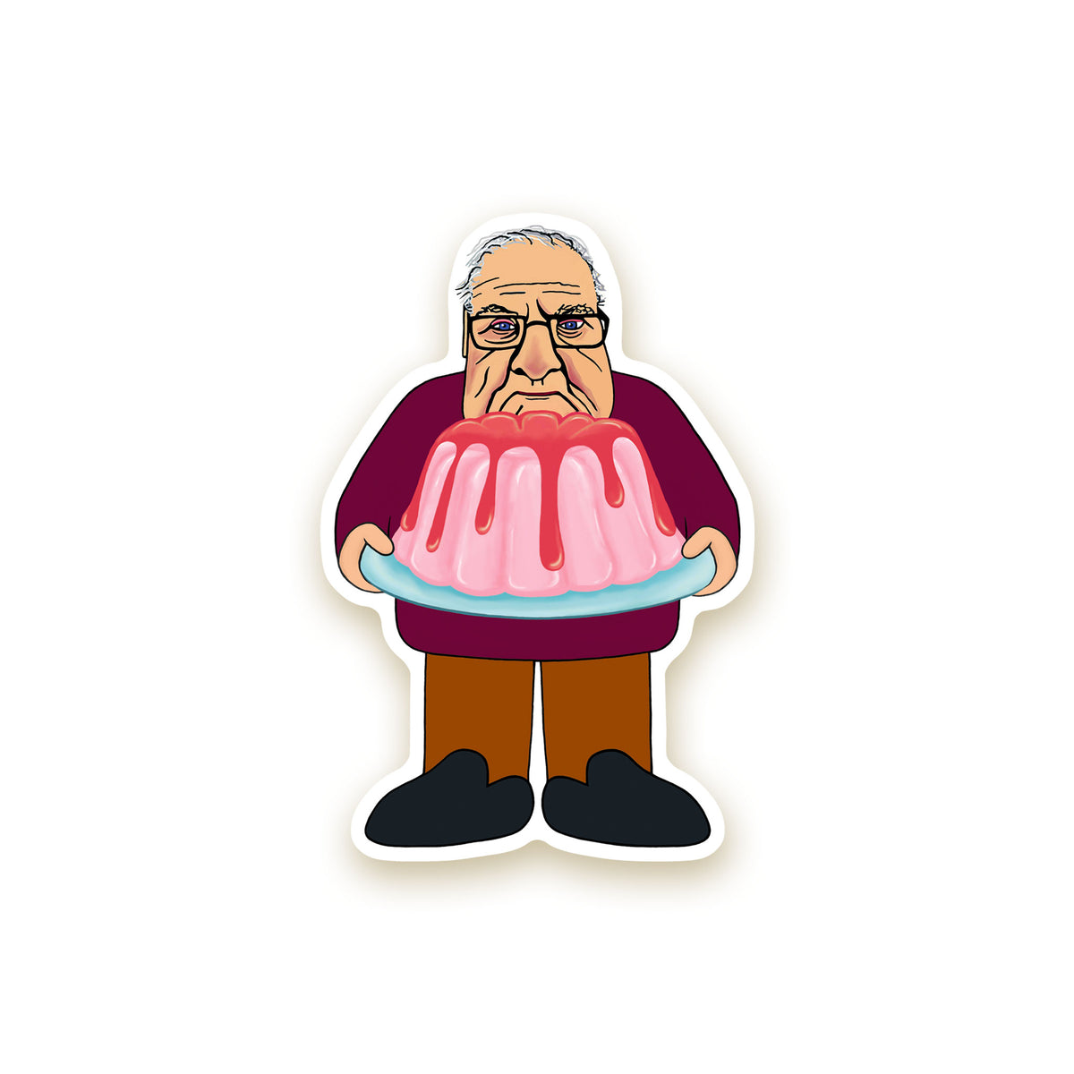 Grandpa Mudcake Die-Cut Stickers: Set 3