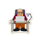 Grandpa Mudcake Die-Cut Stickers: Set 2
