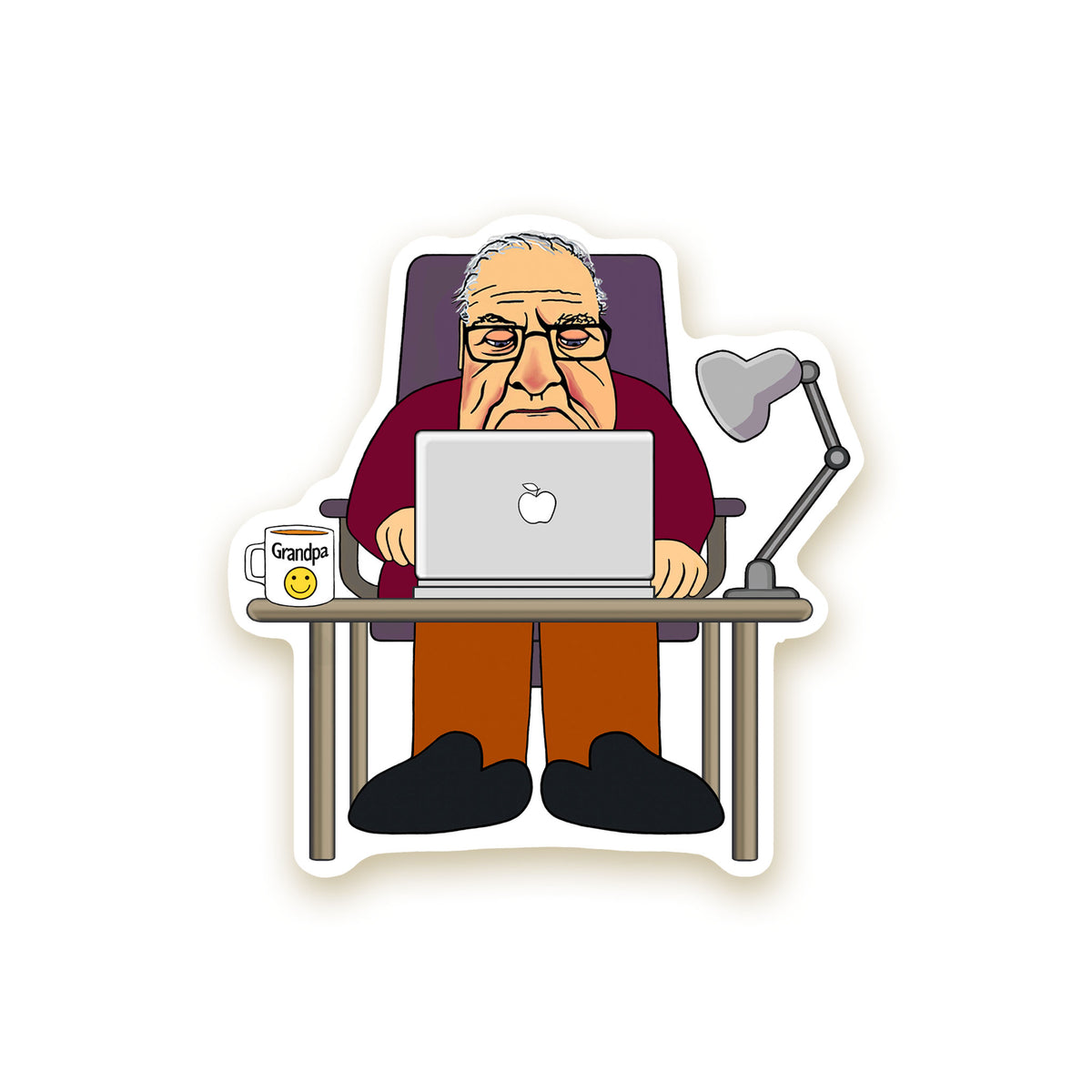Grandpa Mudcake Die-Cut Stickers: Set 2
