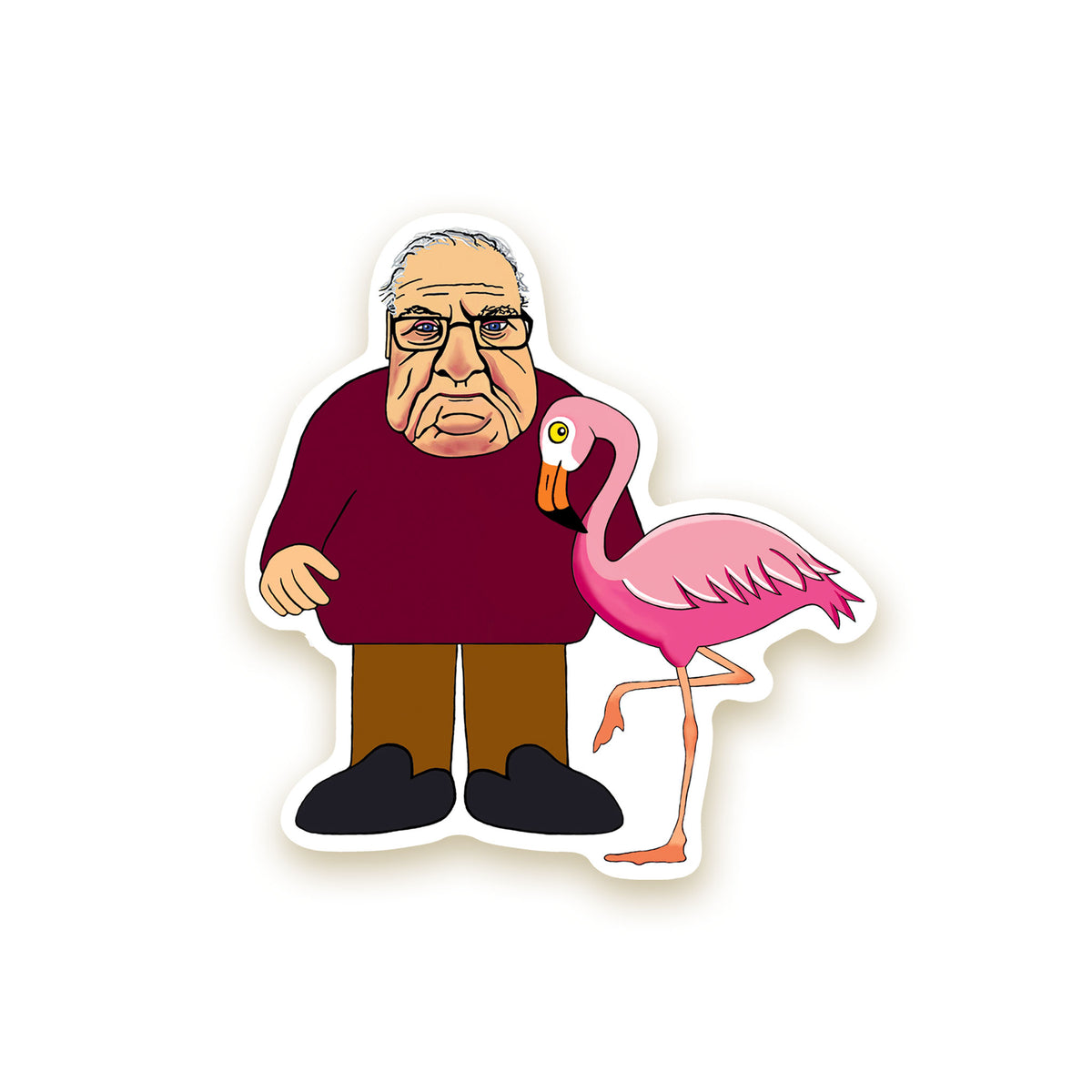Grandpa Mudcake Die-Cut Stickers: Set 3