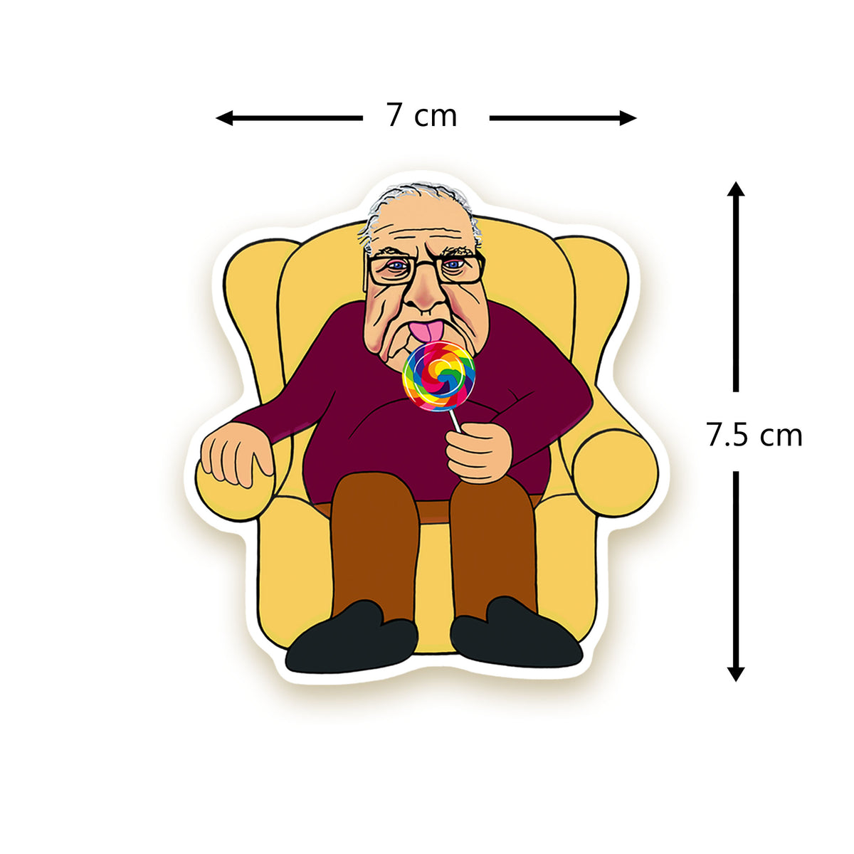 Grandpa Mudcake Die-Cut Stickers: Set 2