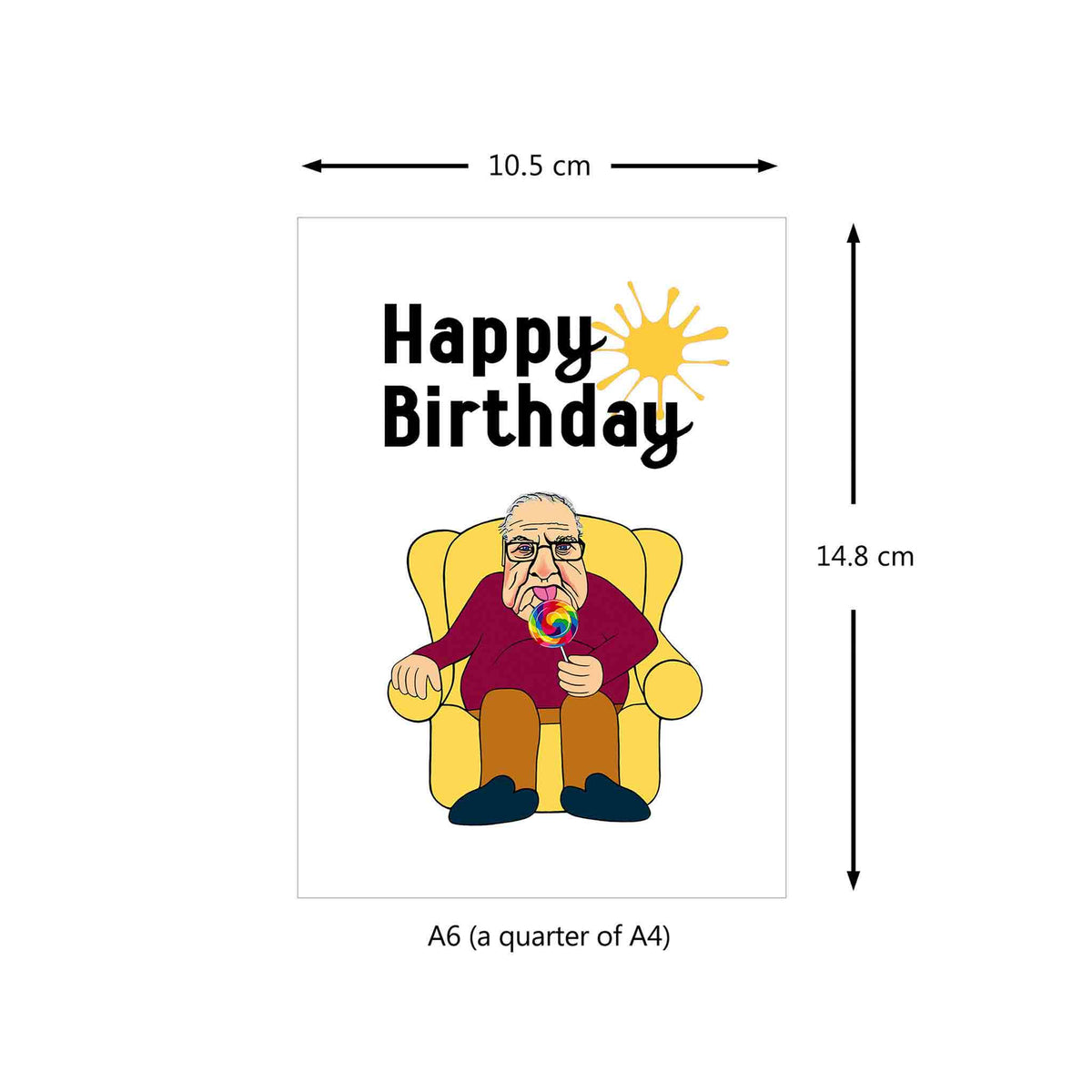 Grandpa Mudcake Birthday Cards