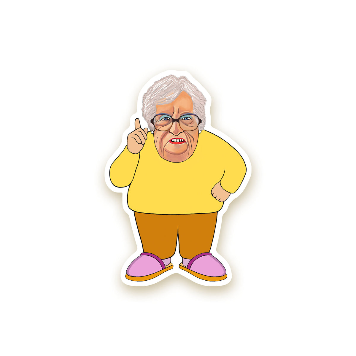 Grandpa Mudcake Die-Cut Stickers: Set 1