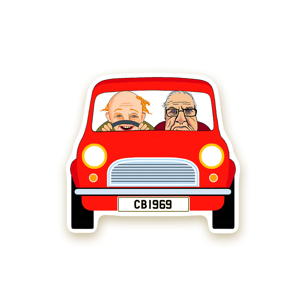Grandpa Mudcake Die-Cut Stickers: Set 4