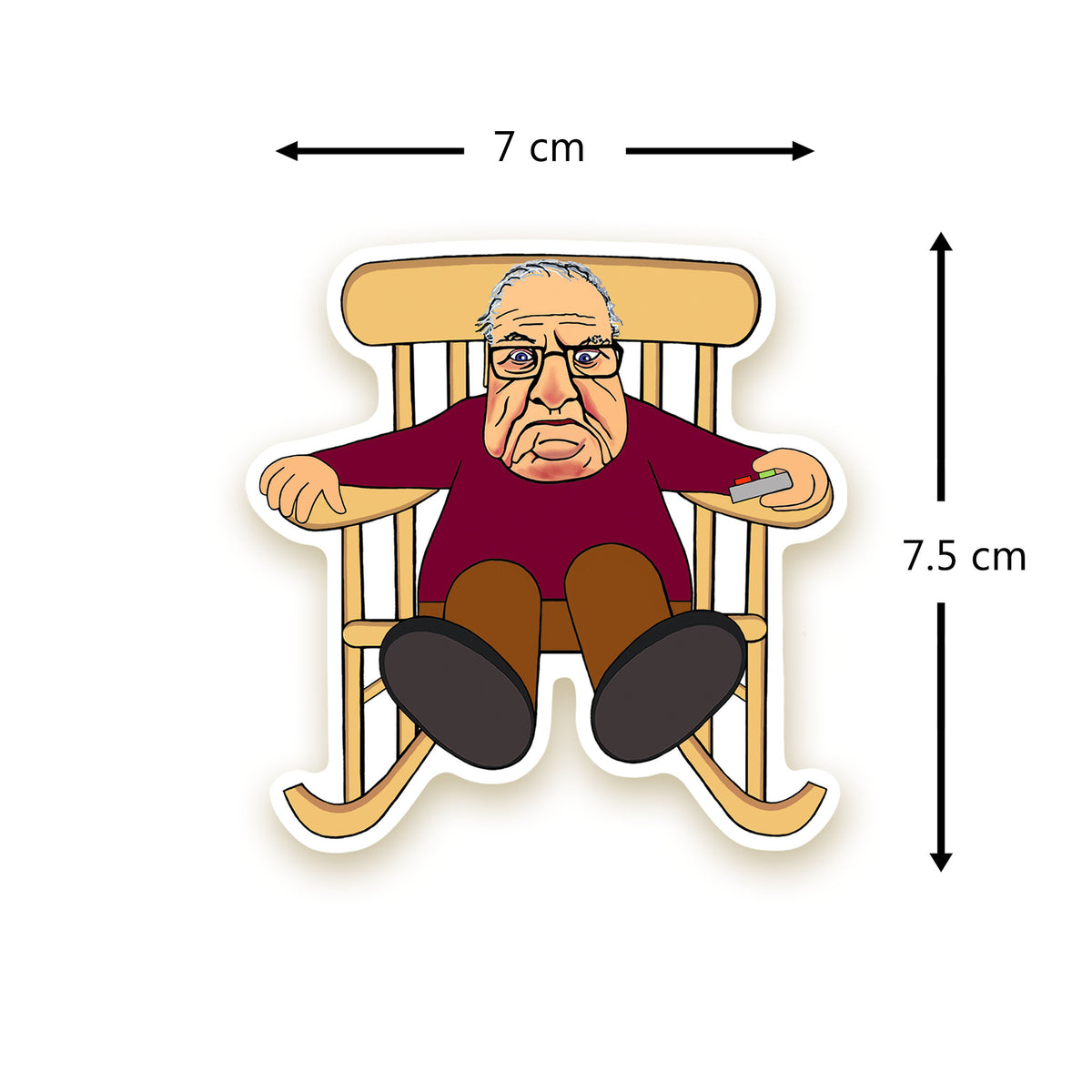 Grandpa Mudcake Die-Cut Stickers: Set 4