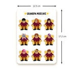 Grandpa Mudcake Mini Sticker Sheets
