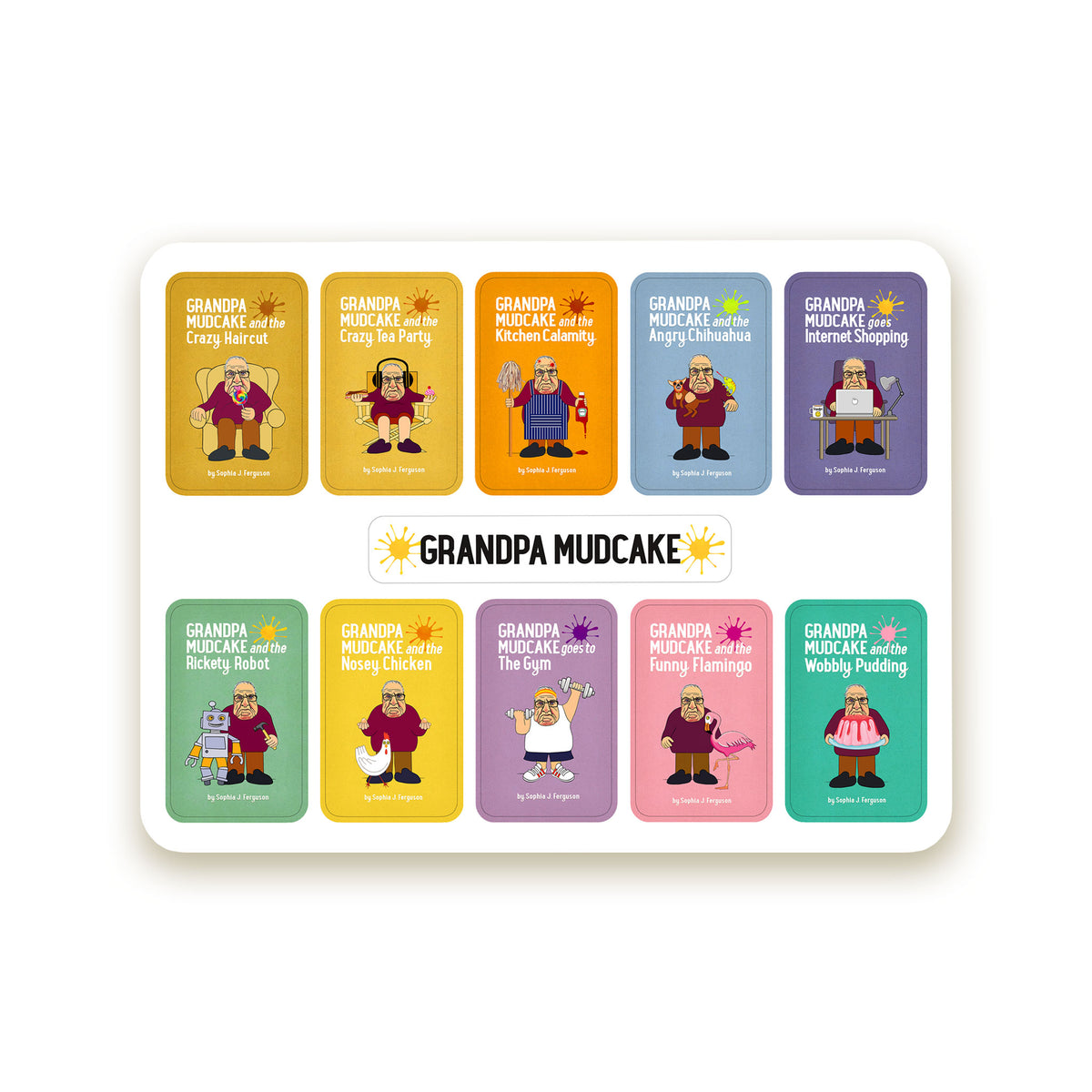 Grandpa Mudcake Mini Sticker Sheets