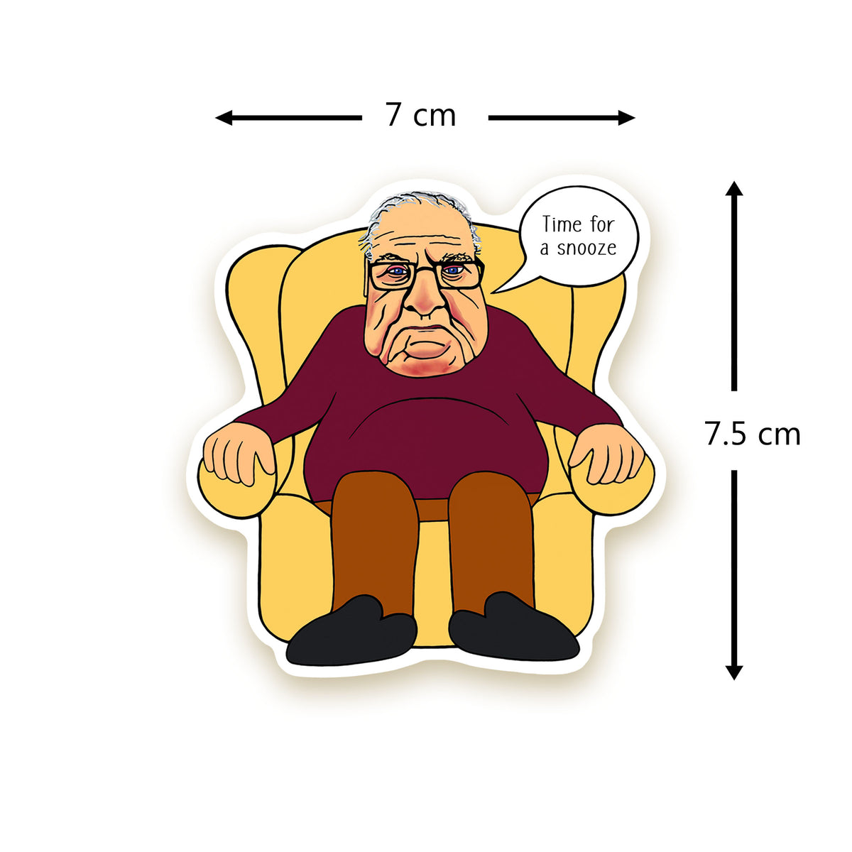Grandpa Mudcake Die-Cut Stickers: Set 1