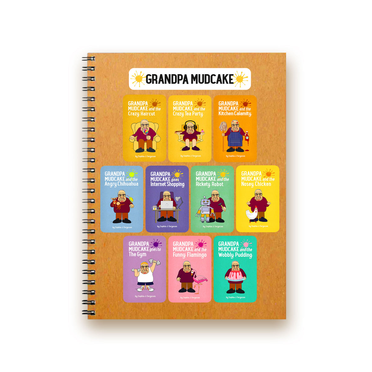 Grandpa Mudcake Mini Sticker Sheets