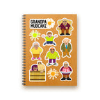 Grandpa Mudcake Mini Sticker Sheets