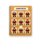 Grandpa Mudcake Mini Sticker Sheets