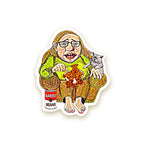 Reginald Stinkbottom Die-Cut Stickers