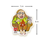 Reginald Stinkbottom Die-Cut Stickers