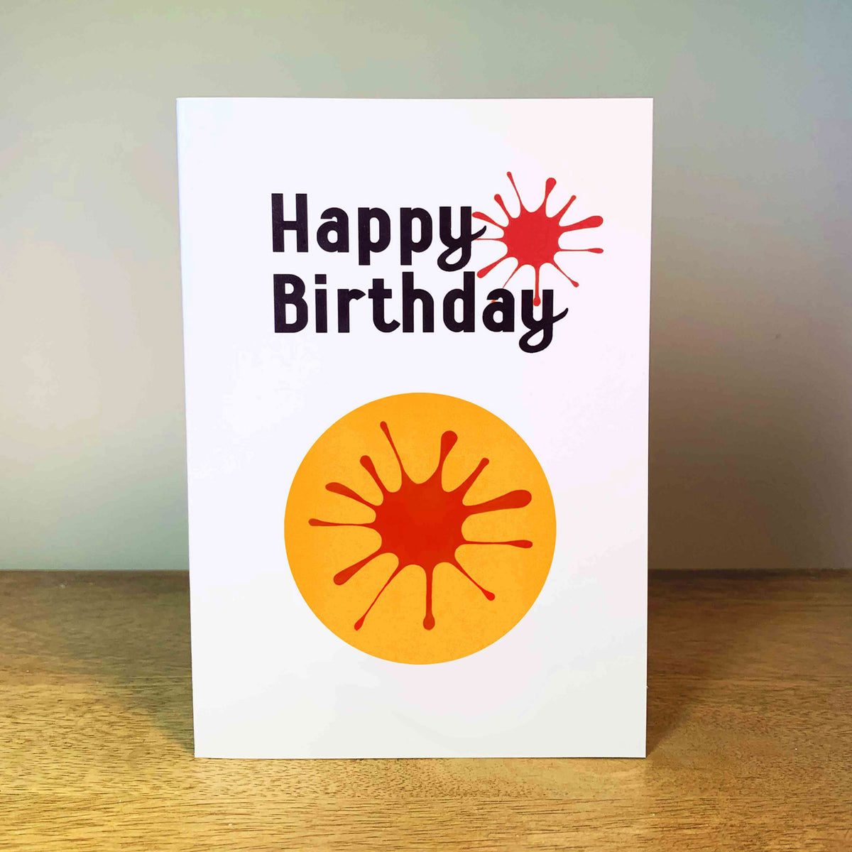 Splodge Birthday Cards