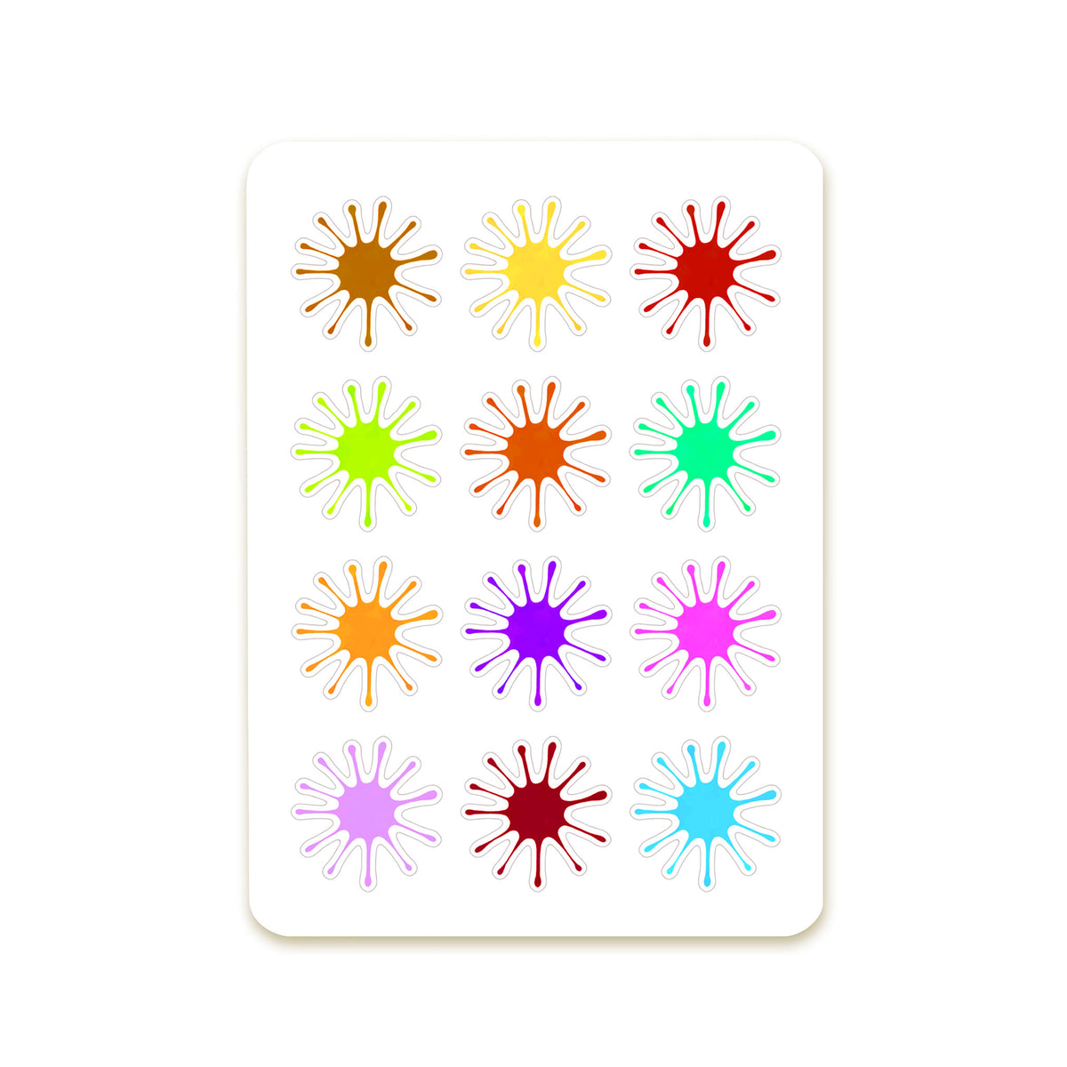 Splodge Mini Sticker Sheets