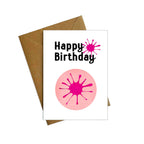 Splodge Birthday Cards