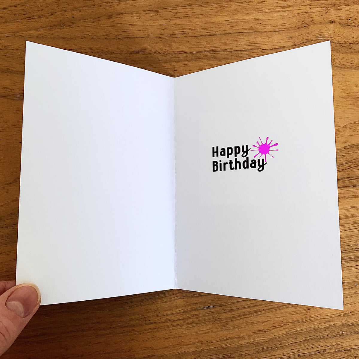 Splodge Birthday Cards