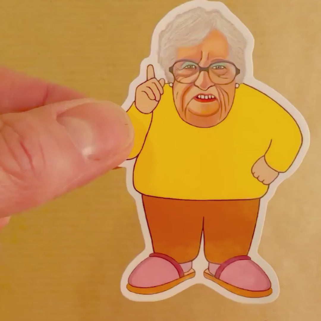 Grandpa Mudcake Die-Cut Stickers: Set 1
