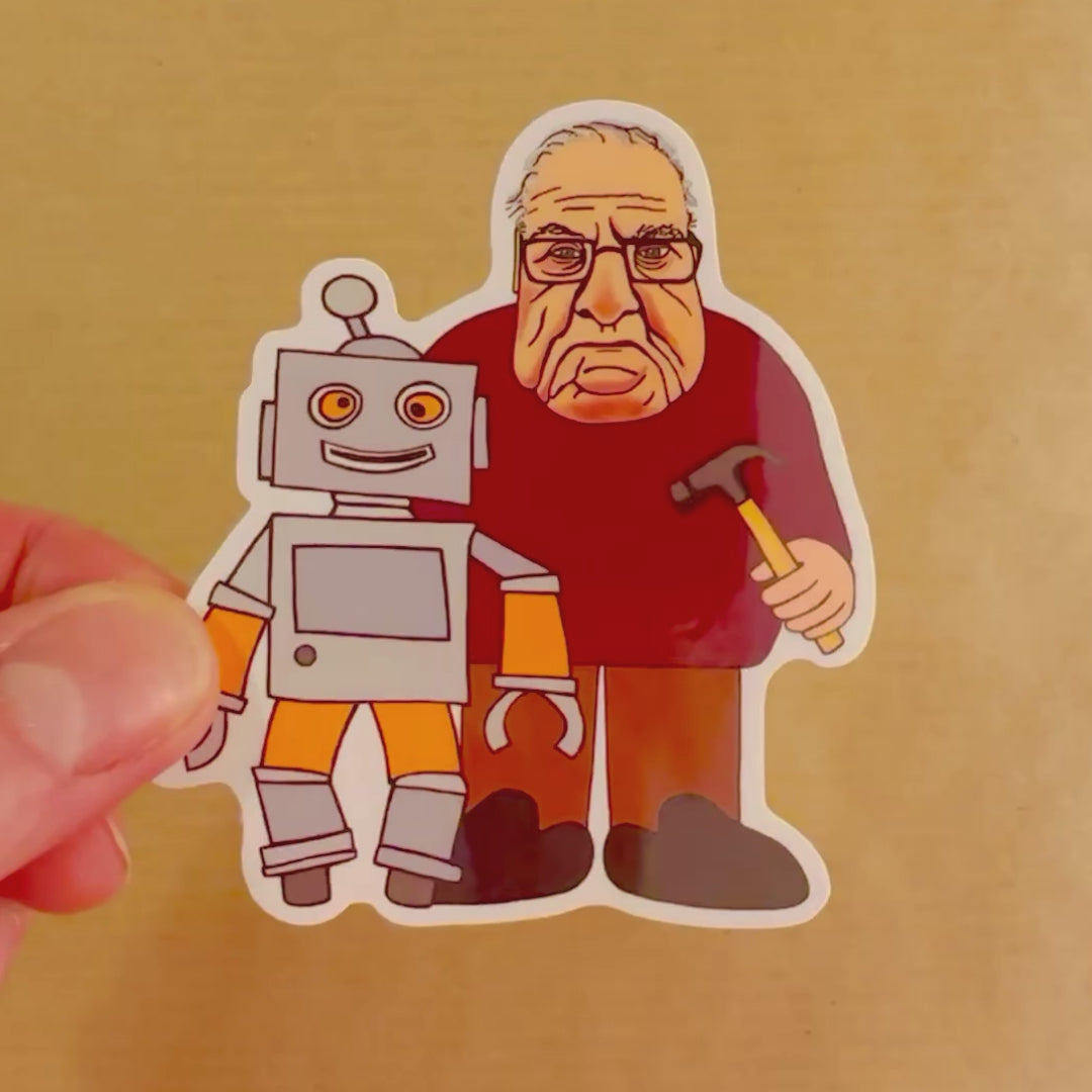 Grandpa Mudcake Die-Cut Stickers: Set 3
