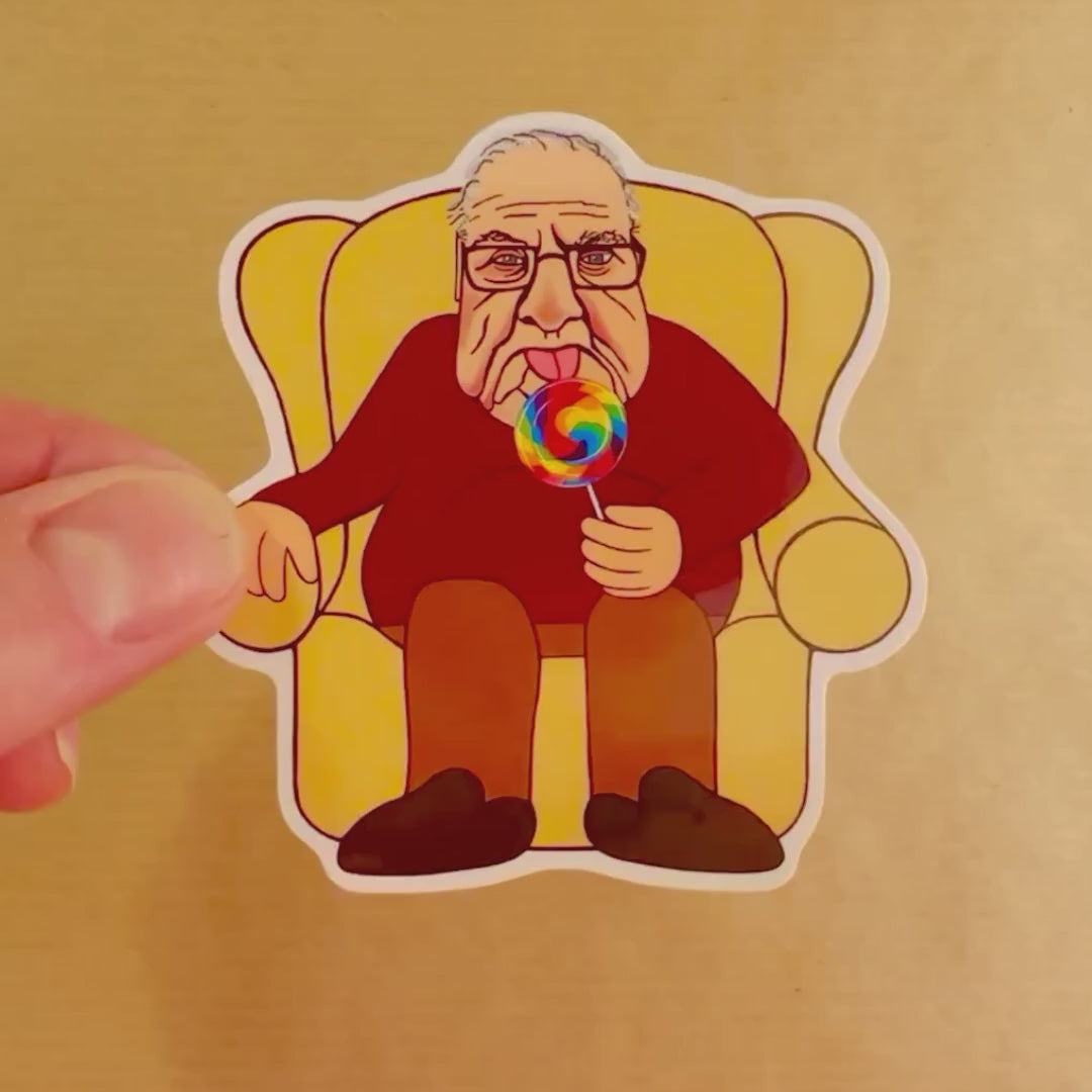 Grandpa Mudcake Die-Cut Stickers: Set 2